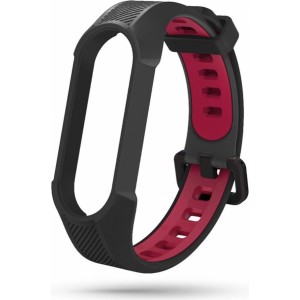 Tech-Protect Armor strap for Xiaomi Mi Smart Band 5 / 6 / 6 NFC - black and red