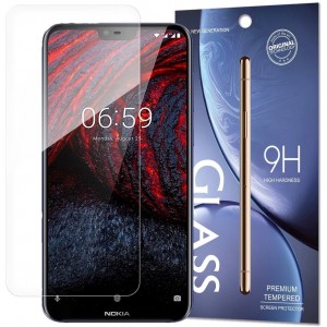 Hurtel Tempered Glass 9H Screen Protector for Nokia 6.1 Plus / Nokia X6 2018 (packaging – envelope) (universal)