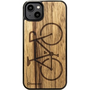 Bewood Bicycle Limba Case for iPhone 14 Plus - Light Brown