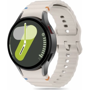 Tech-Protect Pasek Tech-Protect Silicone Sport na Samsung Galaxy Watch 4 / 5 / 5 Pro / 6 / 7 / FE - beżowy