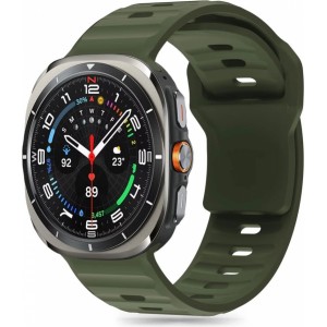 Tech-Protect Silicone Line Strap for Samsung Galaxy Watch Ultra (47mm) - Green