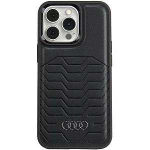 Audi Synthetic Leather case with MagSafe for iPhone 15 Pro - black