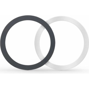 Tech-Protect MagMat MagSafe magnetic ring universal - black / silver (2 pcs.)