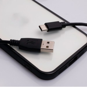 None Maxlife cable USB - USB-C 1,0 m 2A black