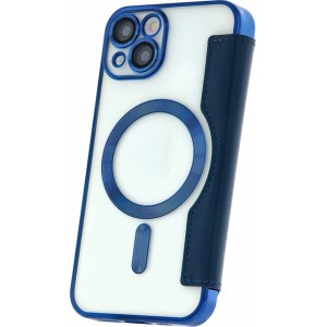 None Smart Chrome Mag case for iPhone 12 6,1" navy blue