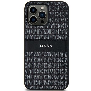 None DKNY case for Samsung Galaxy S24 Ultra DKHCS24LPRTHSLK beige HC PU repeat texture pattern w tonal stripe