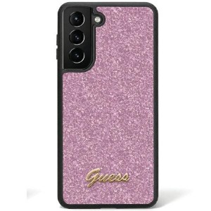 None Guess case for Samsung Galaxy S24 Ultra S928 GUHCS24LHGGSHU purple hardcase Glitter Script