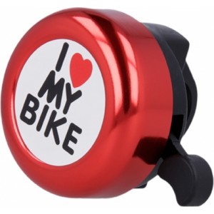 Telforceone Bike bell I love my bike red