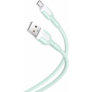 None XO cable NB212 USB - microUSB 1,0 m 2,1A green