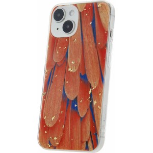 None Gold Glam case for iPhone 12 / 12 Pro 6,1" orange