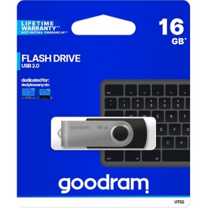 Goodram pendrive 16GB USB 2.0 Twister black