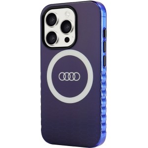 None Audi case for iPhone 15 Pro 6,1" blue IML Big Logo MagSafe Case