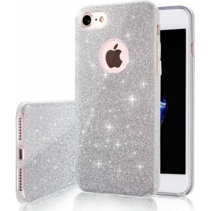 None Glitter 3in1 case for Xiaomi Redmi 12c / Redmi 11a silver