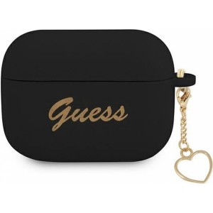 Guess case for APPLE AirPods Pro GUAPLSCHSK (Silicone Charm Heart Collection) black