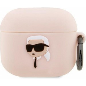 Karl Lagerfeld case for APPLE Airpods 3 KLA3RUNIKP (3D Sil NFT Karl) pink