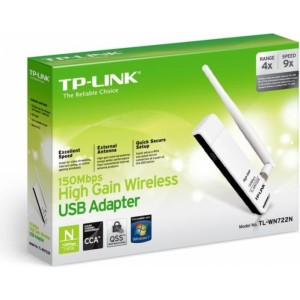 Tp-Link adapter Wi-Fi with antena 150 Mbps TL-WN722N