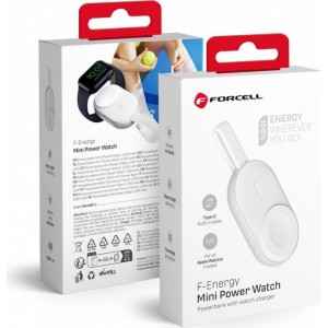 Forcell F-ENERGY Mini Power Watch powerbank 1A 2,5W 1200 mAh white