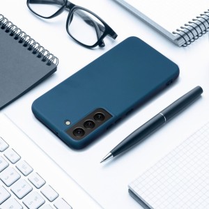 OEM SILICONE case for SAMSUNG S24 Ultra blue