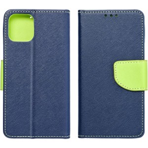 OEM FANCY Book case for SAMSUNG XCOVER 5 navy / lime