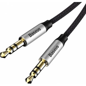 Baseus cable AUX Jack 3,5 mm (male) to Jack 3,5 mm (male) CAM30-CS1 1,5 m black silver