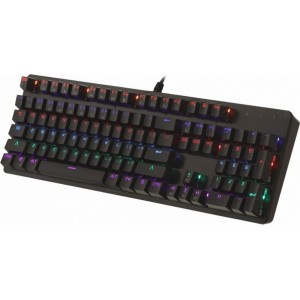 ART wire mechanical keyboard USB A QWERTY LED AK-51 black