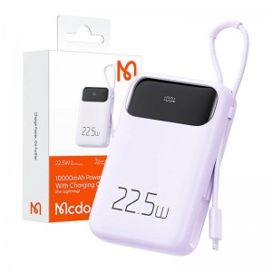 Mcdodo Power Bank Mcdodo MC-3255 10000mAh, 22.5W, for Light (purple)