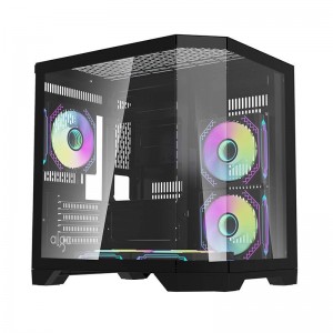 Darkflash Darflash FT350 computer case + 5 aRGB fans (black)