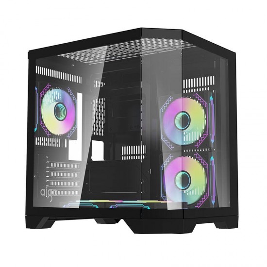 Darkflash Darflash FT350 computer case + 5 aRGB fans (black)