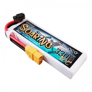 Gens Ace G-Tech Soaring 3300mAh 11.1V 30C 3S1P Lipo Battery Pack with XT90 plug