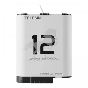 Telesin High performance stamina battery TELESIN  for GoPro Hero 12/11/10/9