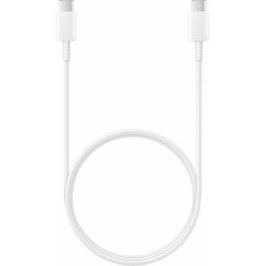 Samsung EP-DA705BWE 60W 5A Universāls USB-C uz USB-C Lādēšanas un Datu Kabelis Balts 1m (OEM)