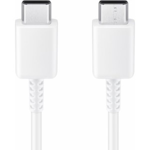 Samsung EP-DA705BWE 60W 5A Universāls USB-C uz USB-C Lādēšanas un Datu Kabelis Balts 1m (OEM)