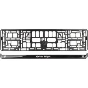 Utal License Plate Frame - BLACK flexible