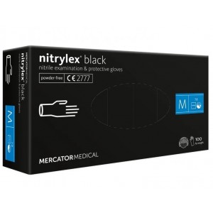 Mercator Medical Nitrile protective gloves Nitrylex Basic size M 100 pcs