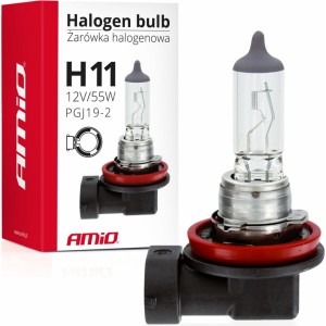 Amio Halogen bulb H11 12V 55W UV filter (E4)