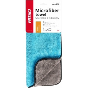 Amio Microfiber drying towel 30x40cm 1200g AMIO-03757