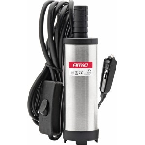 Amio Electric diesel pump 12V submersible diameter 38 mm with lighter plug