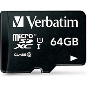 Verbatim Premium Micro SDXC Atmiņas Karte 64GB