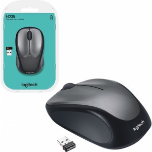 Logitech M235 Bezvadu Datorpele Pelēka