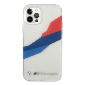 BMW BMHCP12LSKTGT Aizmugurējais Apvalks Priekš Apple iPhone 12 Pro Max