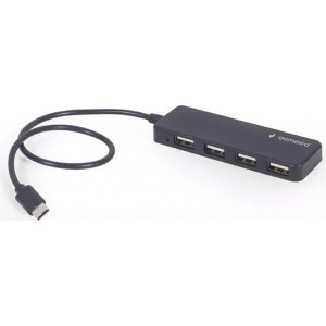 Gembird USB Centrmezgls Hubs 4-port / USB Type-C