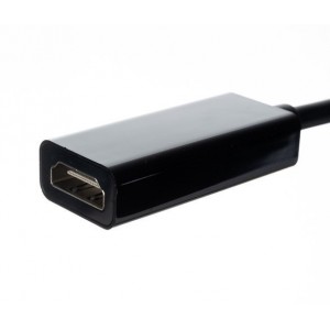 Roger Signāla Pārveidotājs Adapteris no mini DP uz HDMI Melns