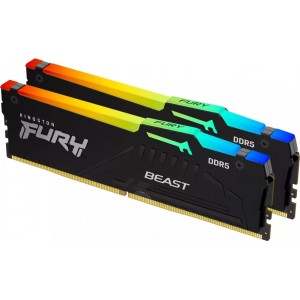 Kingston Technology FURY Beast RGB Atmiņas Modulis 32GB / 2 x 16GB