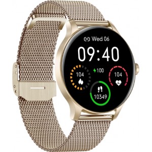 Garett Smartwatch Garett Classy gold steel Viedpulkstenis IPS / Bluetooth / IP68