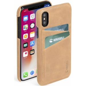 Krusell Sunne 2 Card Cover Apple iPhone XS Max vintage nude