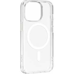 Puro ''LITE MAG'' TPU case with integrated magnets for iPhone 15 Pro, transparent