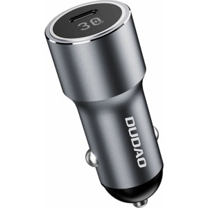 Dudao R14 USB-C 30W PD car charger - silver