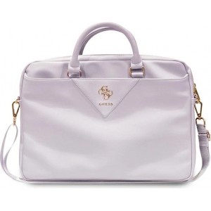 Guess Triangle 4G bag for a 16" laptop - purple