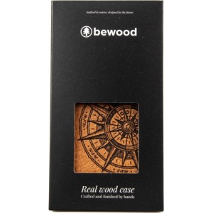 Bewood Traveler Merbau Wooden Case for iPhone 14 Plus - Light Brown