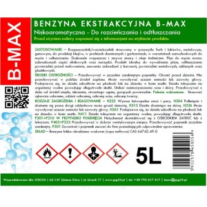 Gsg24 Odorless extraction gasoline B-MAX 5L